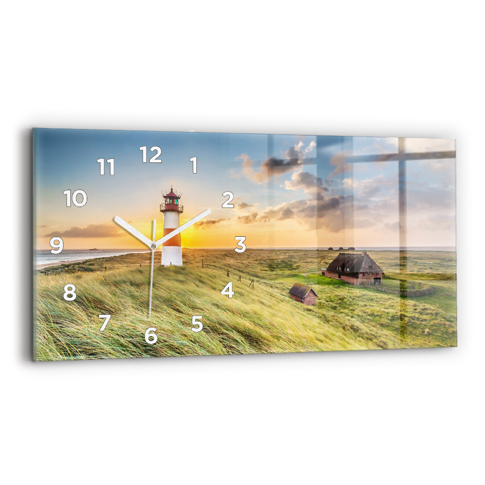 Horloge rectangulaire horizontale Phare
