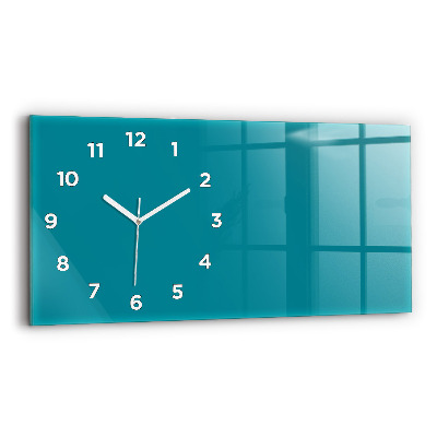 Horloge murale horizontale Couleur marine