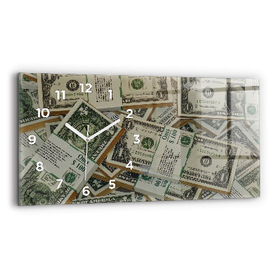 Horloge murale horizontale 1 dollar américain