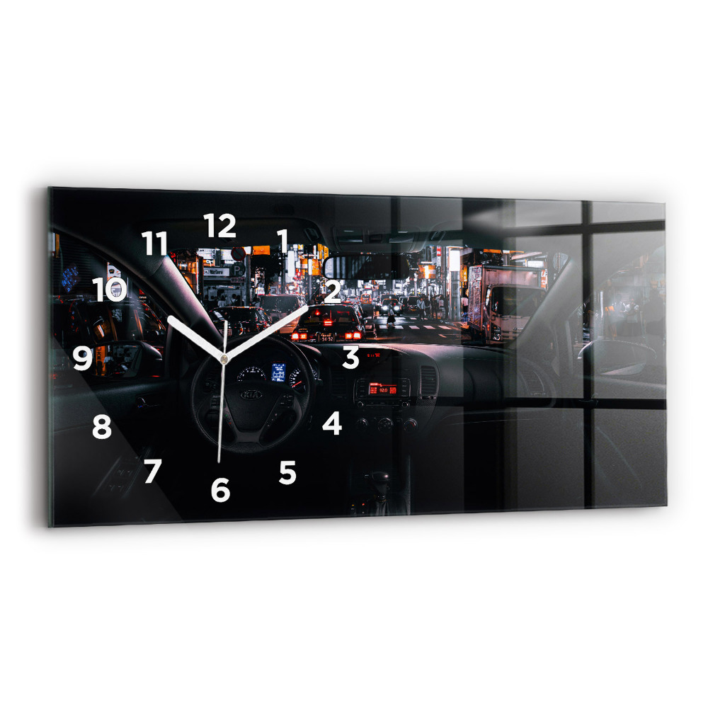 Horloge rectangulaire horizontale Voiture à Tokyo