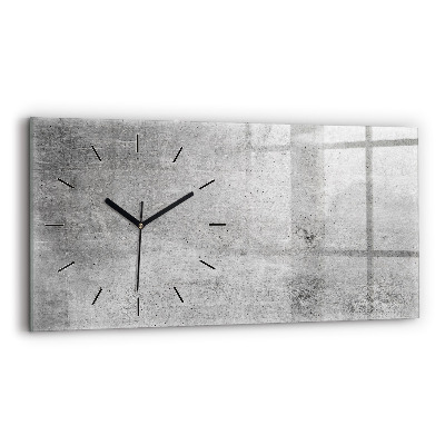 Horloge rectangulaire horizontale Mur brut