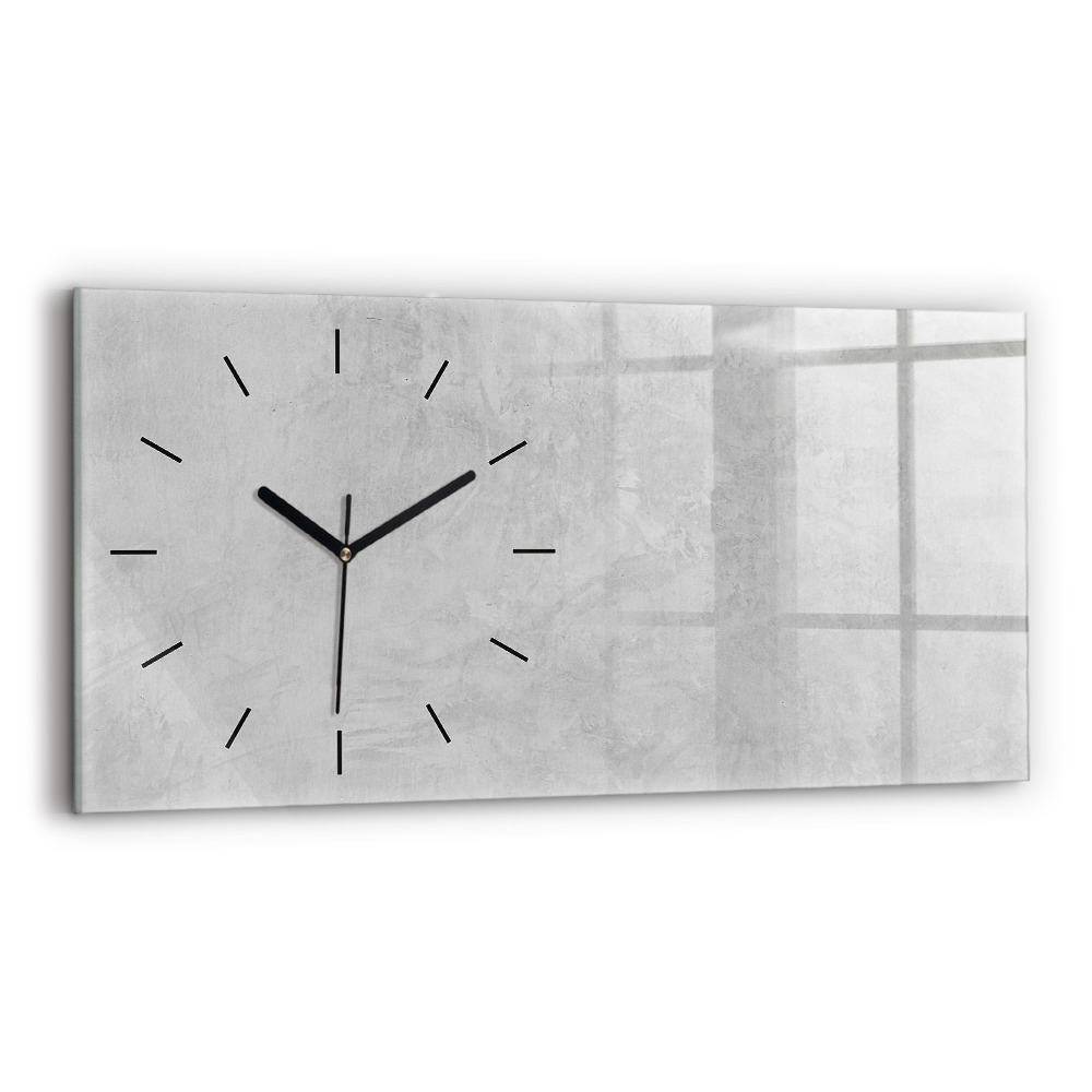Horloge rectangulaire horizontale Mur de pierres