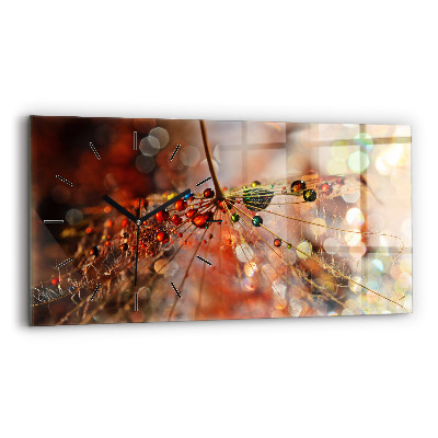 Horloge rectangulaire horizontale Souffleur avec rosée