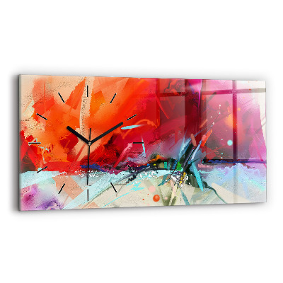 Horloge rectangulaire horizontale Rangées d'épices