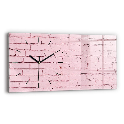 Horloge rectangulaire horizontale Mur de briques
