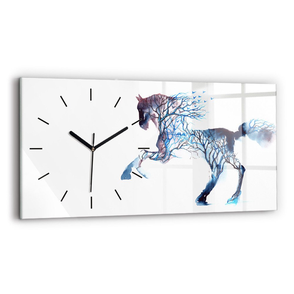 Horloge rectangulaire horizontale Altruisme dans la nature animale