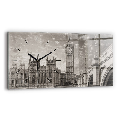 Horloge horizontale en verre Londres Angleterre Big Ben