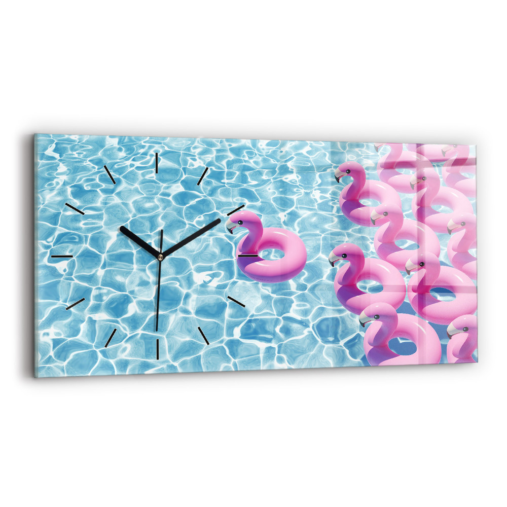 Horloge murale horizontale Flamands gonflables