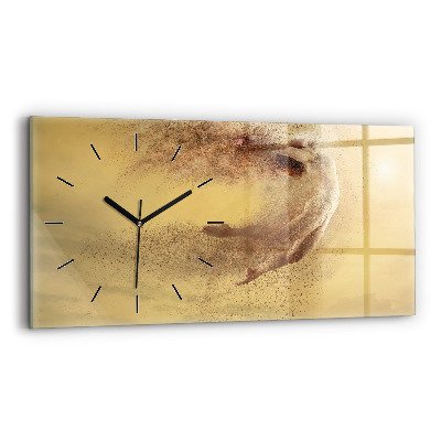 Horloge rectangulaire horizontale Femme en silhouette
