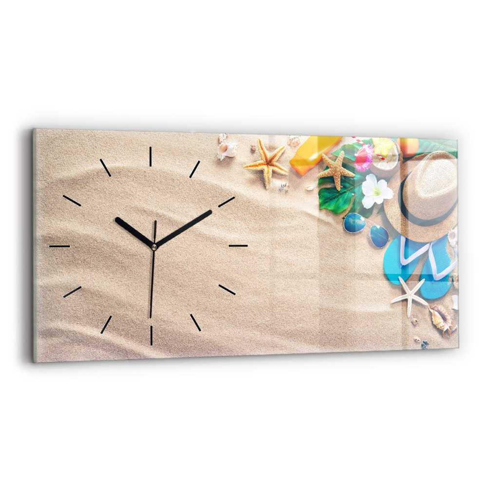 Horloge murale horizontale Accessoires de vacances
