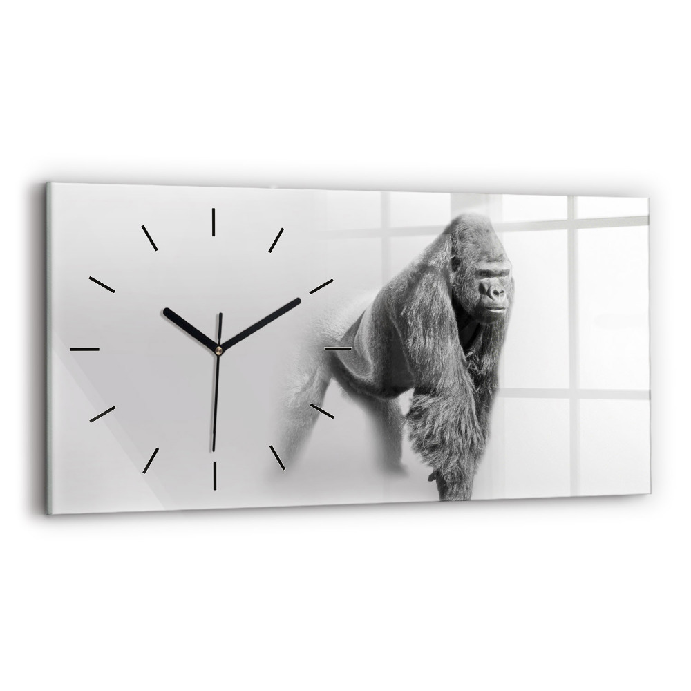 Horloge murale horizontale Collection d'art animalier