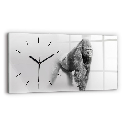 Horloge murale horizontale Collection d'art animalier