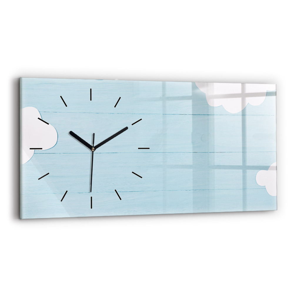 Horloge murale horizontale Tableau pour enfants