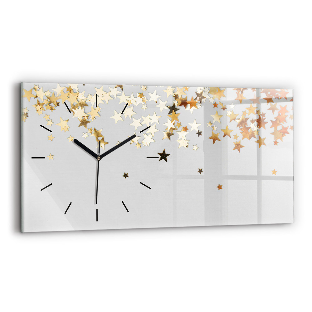 Horloge rectangulaire horizontale Étoiles