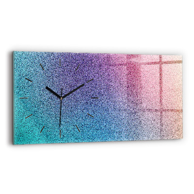 Horloge horizontale en verre Motif dégradé