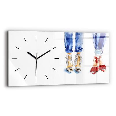 Horloge rectangulaire horizontale Épingles pour femmes