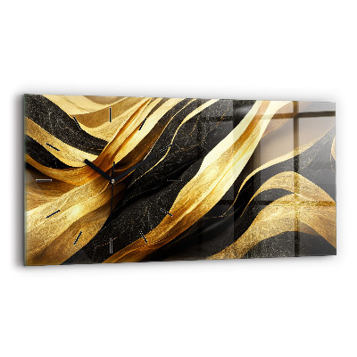 Horloge rectangulaire horizontale Abstraction élégante