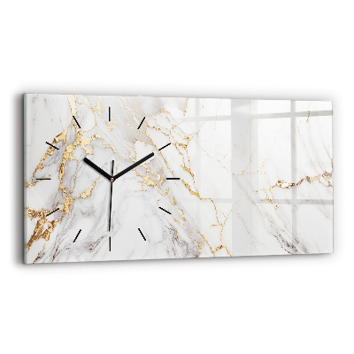 Horloge rectangulaire horizontale Marbre décoratif