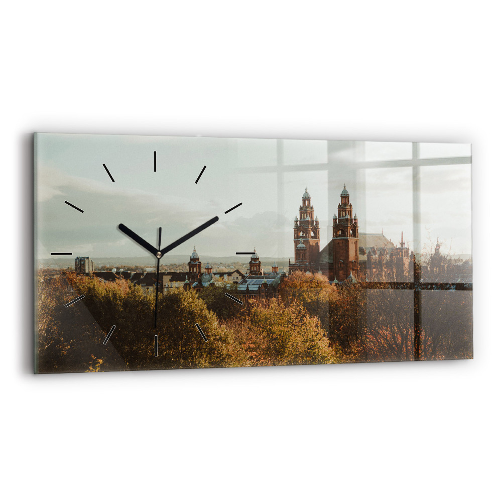 Horloge murale horizontale Galerie d'art à Glasgow