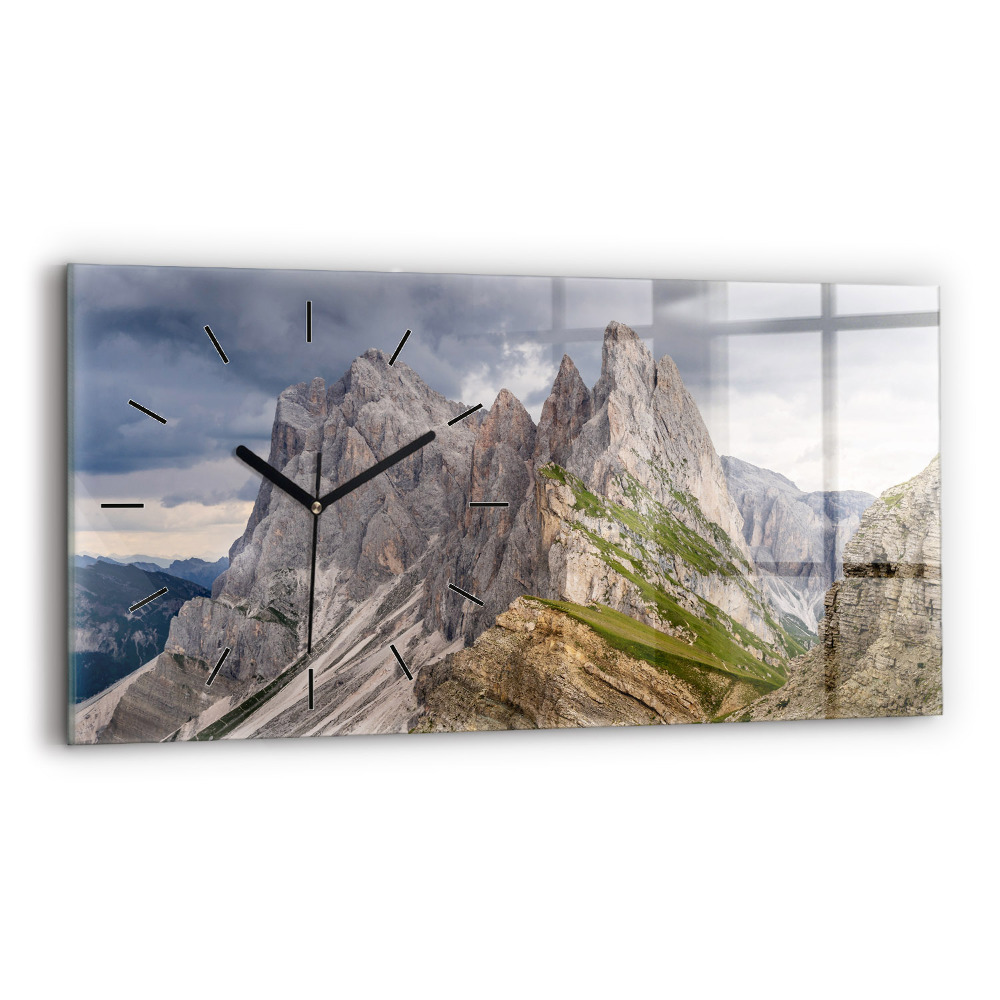 Horloge rectangulaire horizontale Montagnes rocheuses