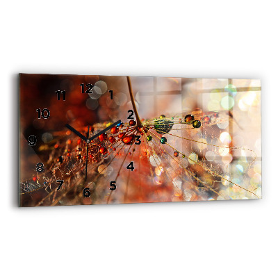 Horloge rectangulaire horizontale Souffleur avec rosée