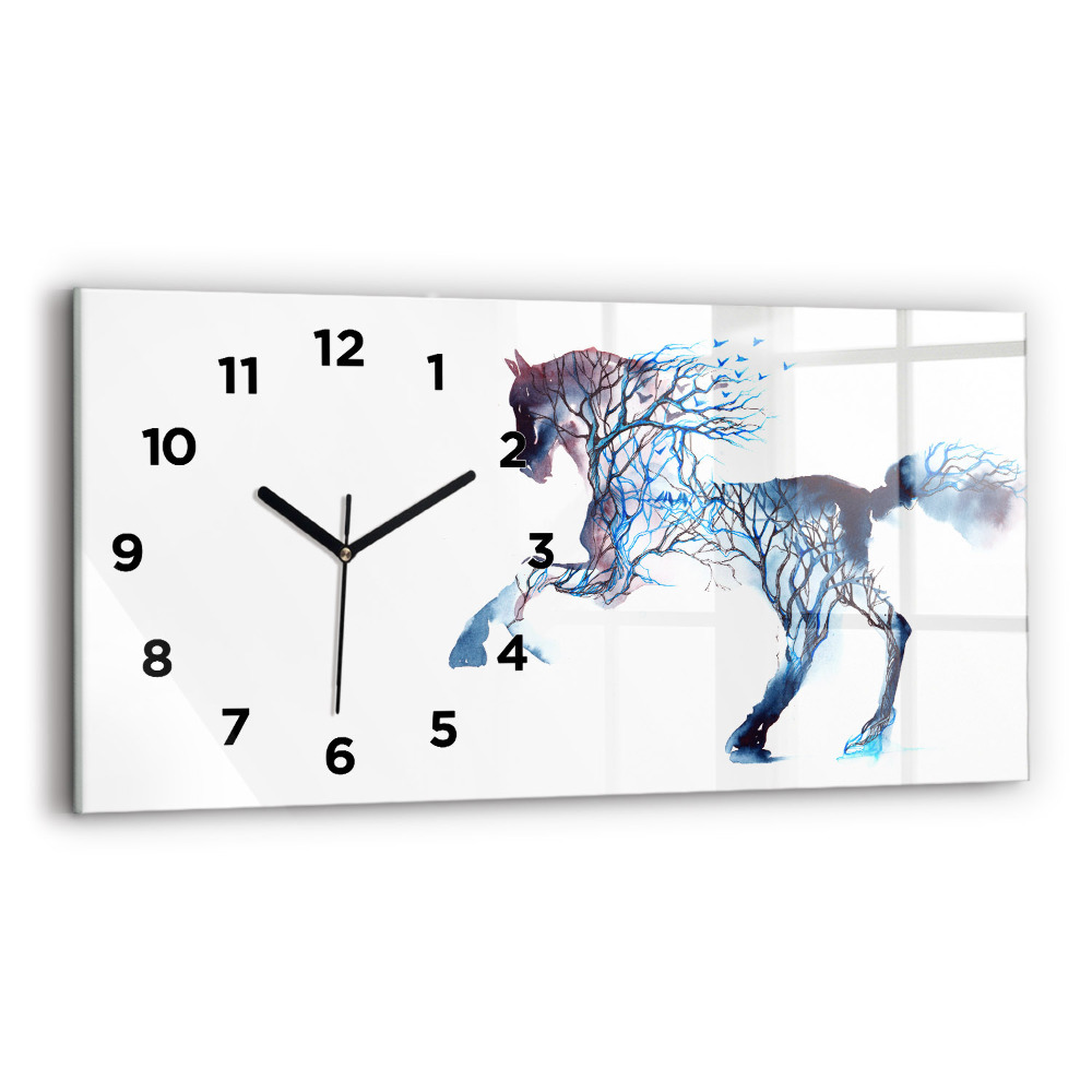 Horloge rectangulaire horizontale Altruisme dans la nature animale