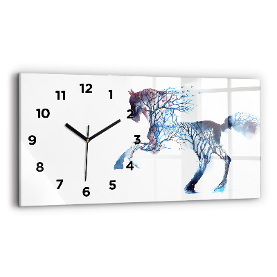 Horloge rectangulaire horizontale Altruisme dans la nature animale
