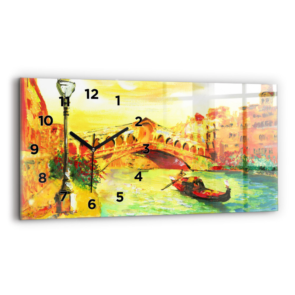 Horloge rectangulaire horizontale Pont du Rialto à Venise