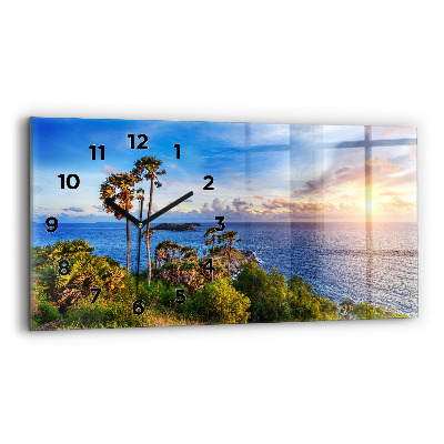 Horloge murale horizontale Phuket en Thaïlande