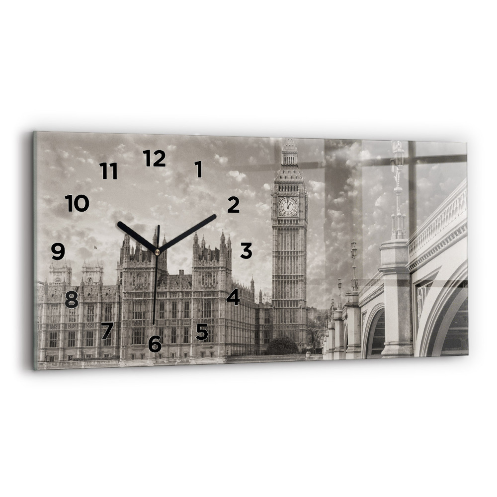 Horloge horizontale en verre Londres Angleterre Big Ben