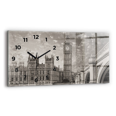 Horloge horizontale en verre Londres Angleterre Big Ben