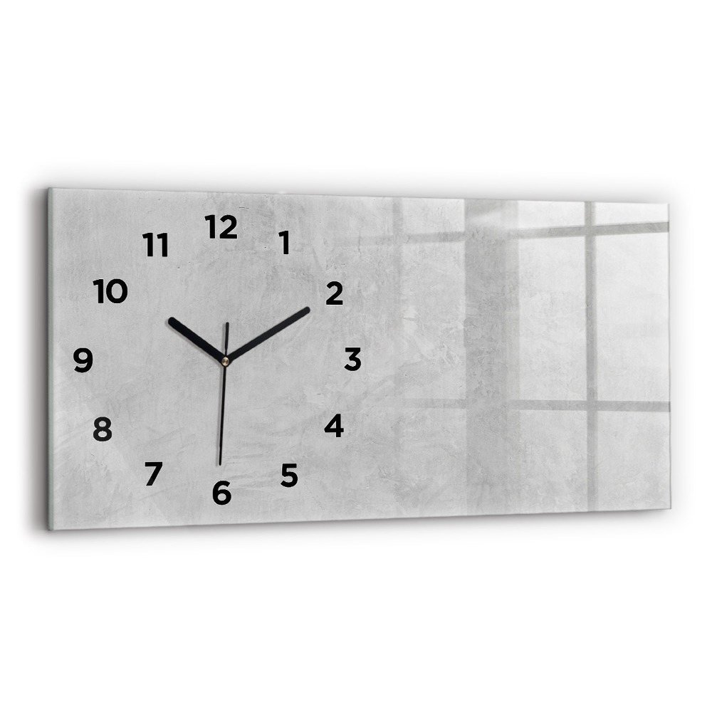 Horloge rectangulaire horizontale Mur de pierres