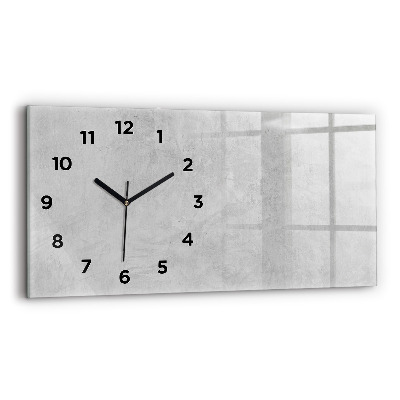 Horloge rectangulaire horizontale Mur de pierres