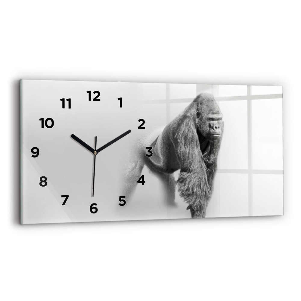Horloge murale horizontale Collection d'art animalier