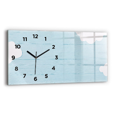 Horloge murale horizontale Tableau pour enfants