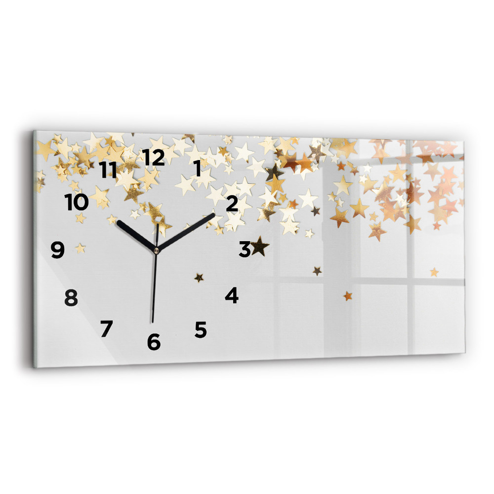 Horloge rectangulaire horizontale Étoiles