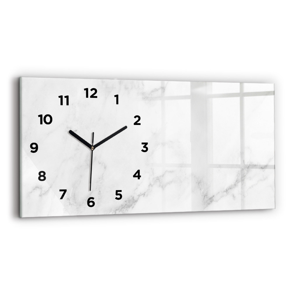 Horloge rectangulaire horizontale Marbre