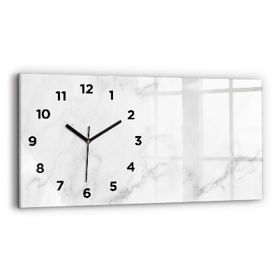 Horloge rectangulaire horizontale Marbre