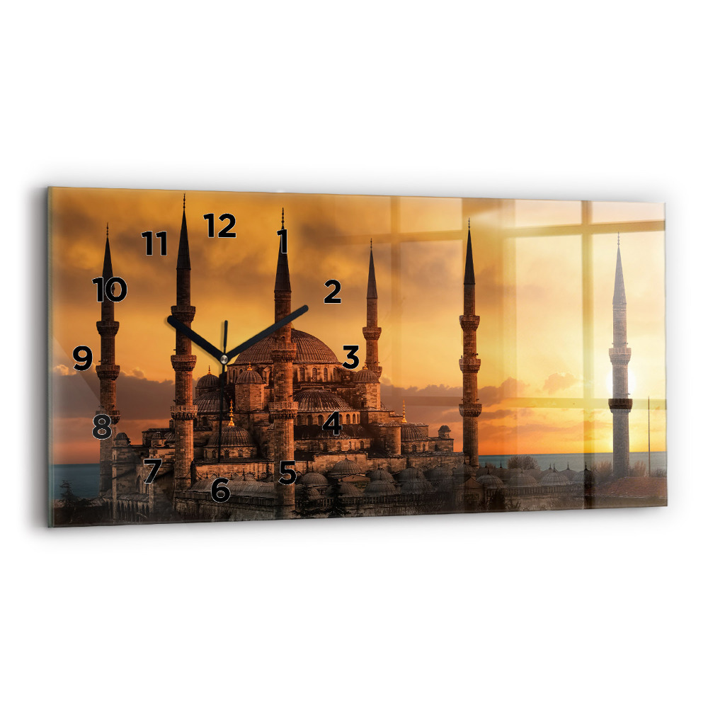 Horloge horizontale en verre Mosquée d'Istanbul