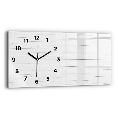 Horloge rectangulaire horizontale Panneaux en bois