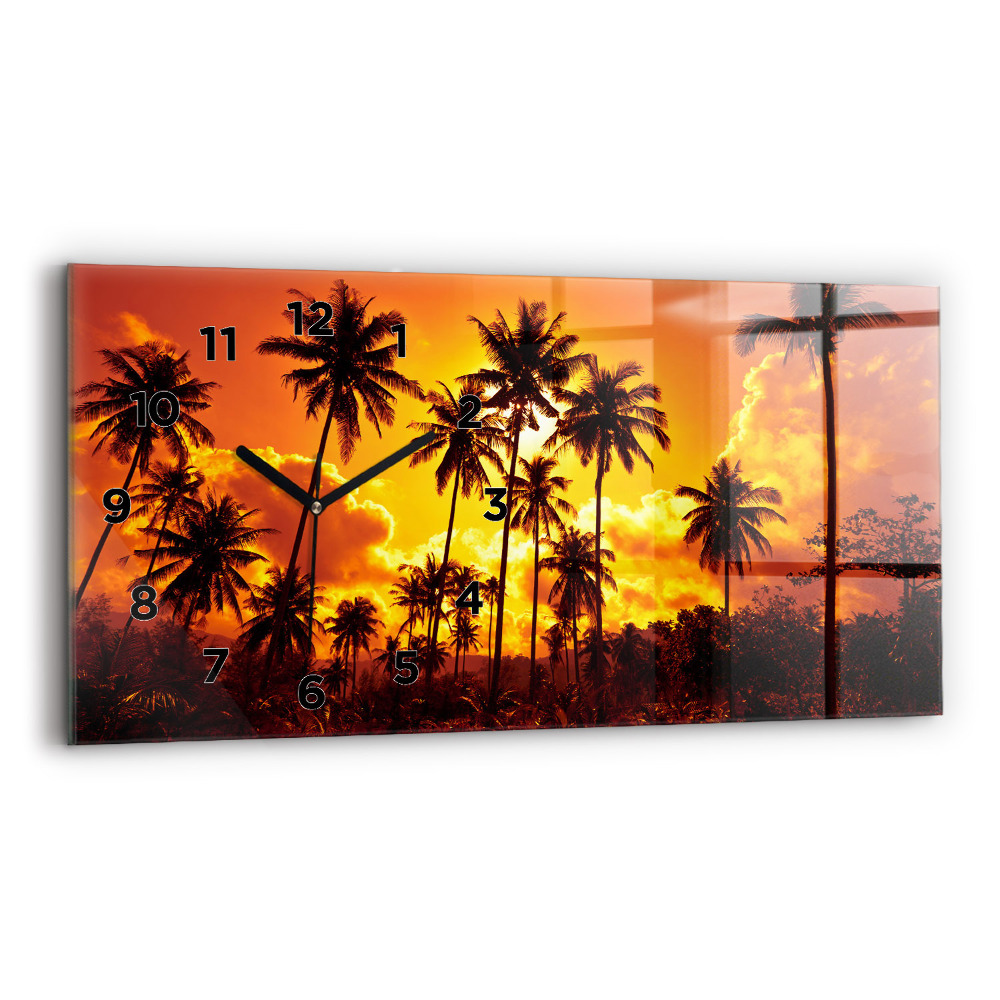 Horloge rectangulaire horizontale Thaïlande Plage de Klong Prao