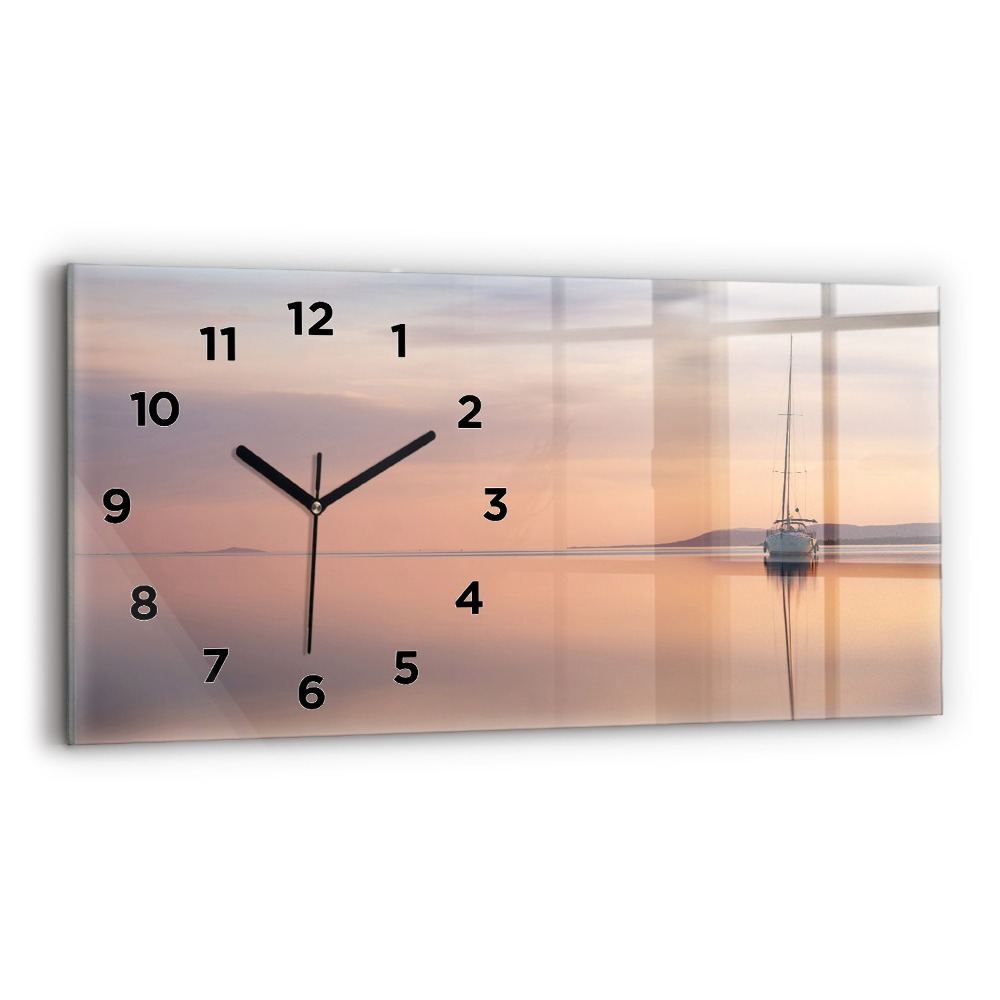 Horloge rectangulaire horizontale Lac Balaton USA