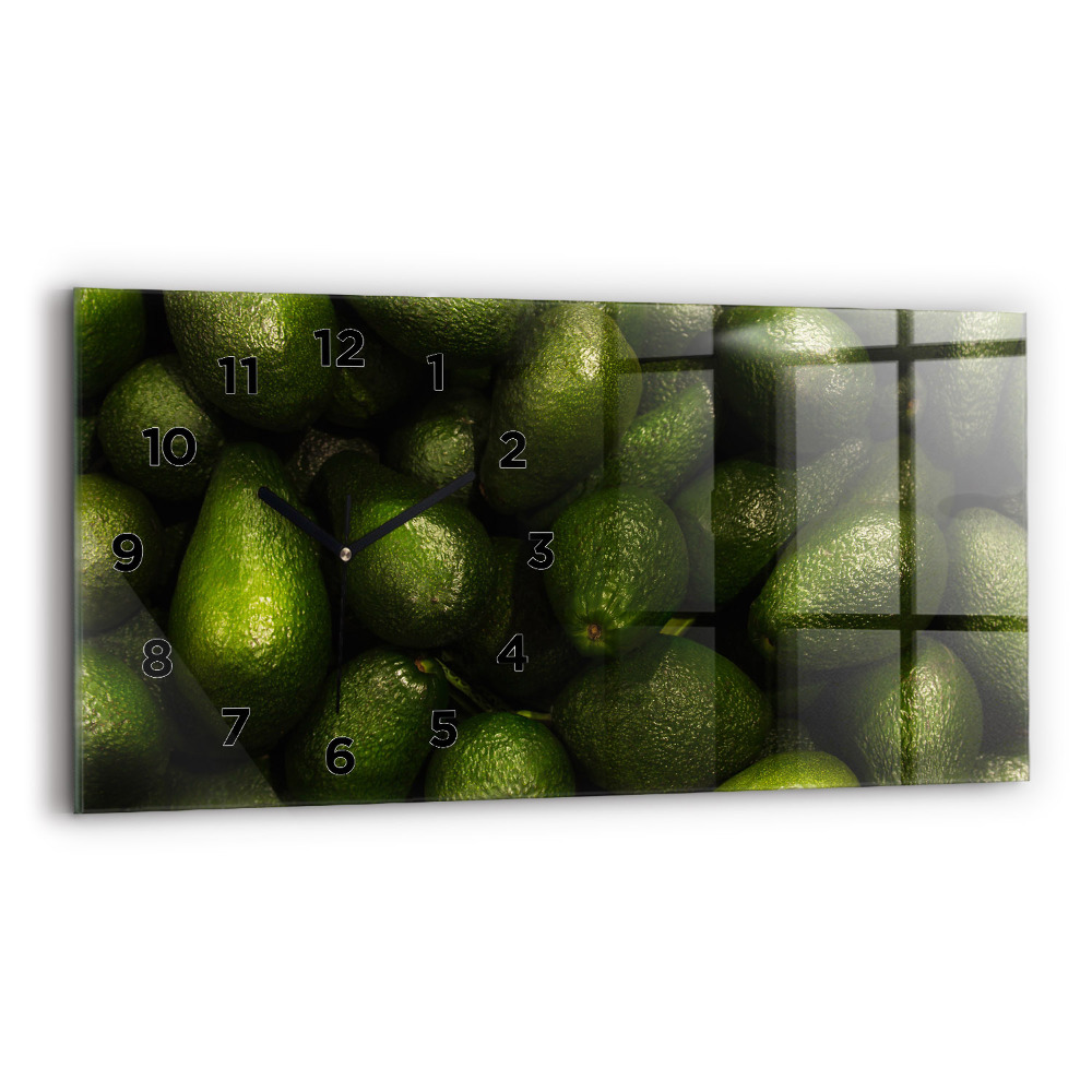 Horloge rectangulaire horizontale Avocat