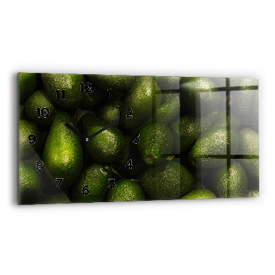 Horloge rectangulaire horizontale Avocat