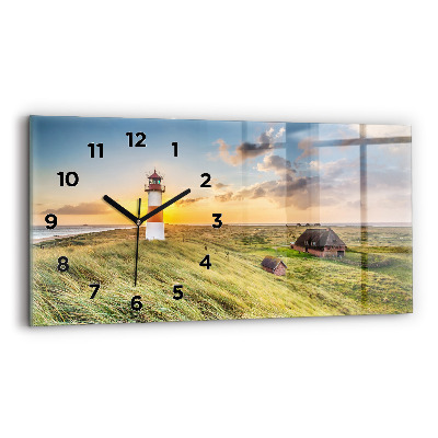 Horloge rectangulaire horizontale Phare