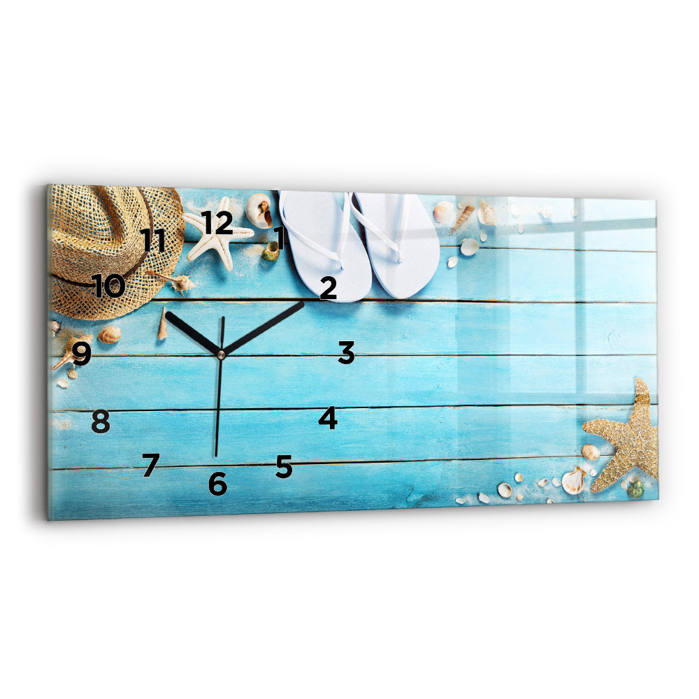 Horloge rectangulaire horizontale Accessoires de vacances