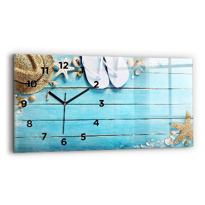 Horloge rectangulaire horizontale Accessoires de vacances