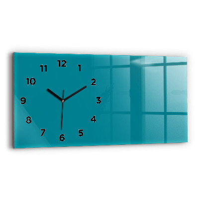 Horloge murale horizontale Couleur marine