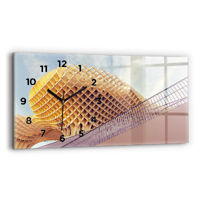 Horloge horizontale en verre Point de vue à Séville