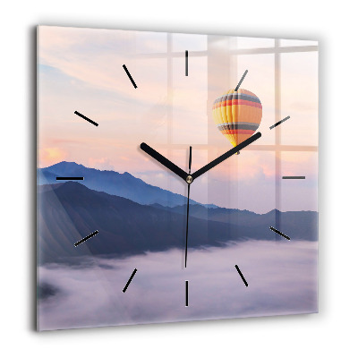 Horloge murale carrée 60x60 cm Beau paysage